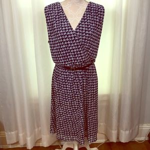 EUC Lane Bryant Navy Mesh Summer Dress